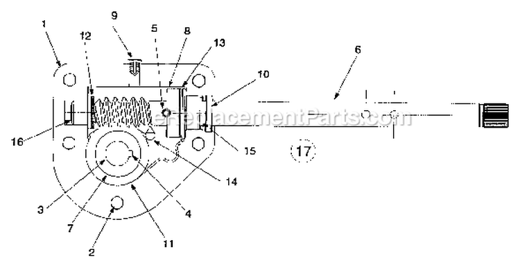 Page D Diagram and Parts List for 31AE600E161 1999 Yard Machines Snow Blower